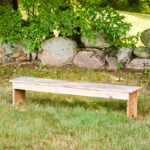 Garden Bench Made with Reclaimed Wood - Girls At Work, In