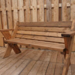 King Arthur Wooden Garden Bench | White Castle Furnitu