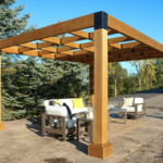 Vineyard Wood Pergola For Sale | Millers Mini Bar