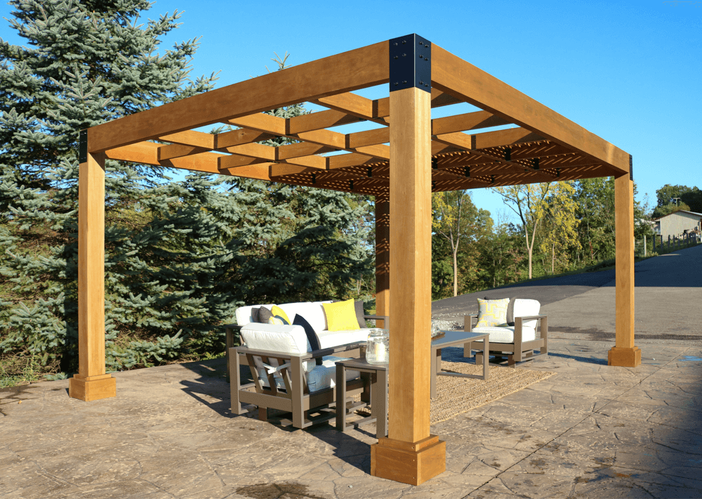 Vineyard Wood Pergola For Sale | Millers Mini Bar